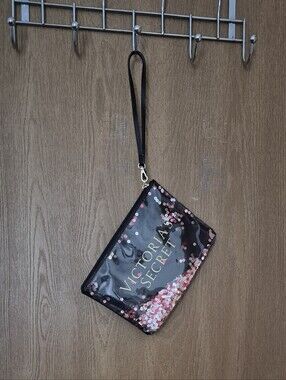 Victoria's Secret Sequined Wristlet Makeup Bag